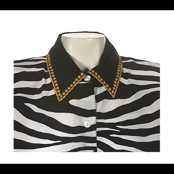 Louis Dell'Olio Animal Print Shirt (Plus) - Picture 1 of 9